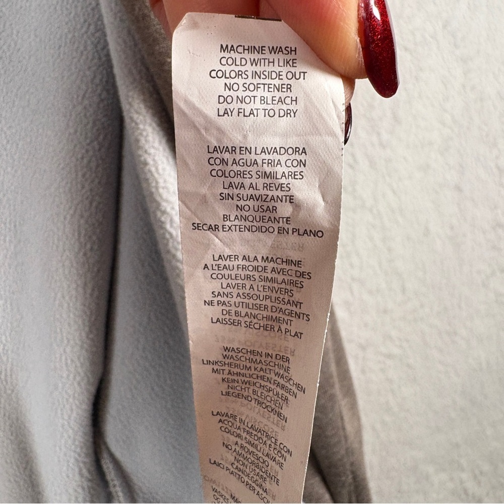 Fabletics Tan And Gray Open Front Cardigan Relaxe… - image 5